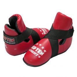 Chrániče nohou TOP TEN Fight - červená červená L
