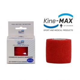 Kine-MAX Samofixační elastické obinadlo-5cm,7,5cm,10cm - červená červená 7,5cm