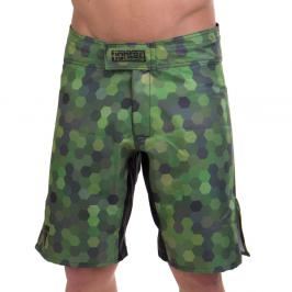 MMA Trenky Fighter - Hexagon černá S