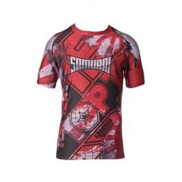 Rash guard Top Ten MMA Samurai červená/černá červená S