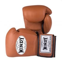 Boxerské rukavice Windy Proline - hnědá hnědá 10