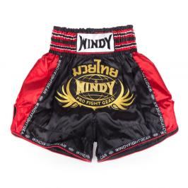 Thai trenky Windy - černá/červená/zlatá černá S