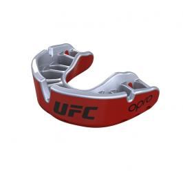Chrániče zubů - OPRO UFC - GOLD level - červená/stříbrná červená