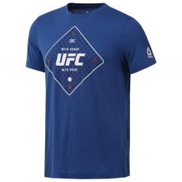 Reebok Triko UFC - modrá modrá M