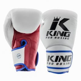 King Pro Boxing boxerské rukavice - tricolor trikolora 12