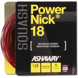 Squashový výplet Ashaway PowerNick 18 Zyex Red 1,15 mm