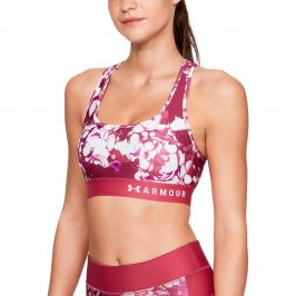 Sportovní podprsenka Under Armour Mid Crossback Printed