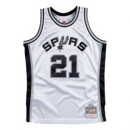 Dres Mitchell & Ness Platinum Swingman Jersey NBA San Antonio Spurs Tim Duncan 21