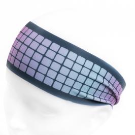 Čelenka Bjež Winter Blocks Violet